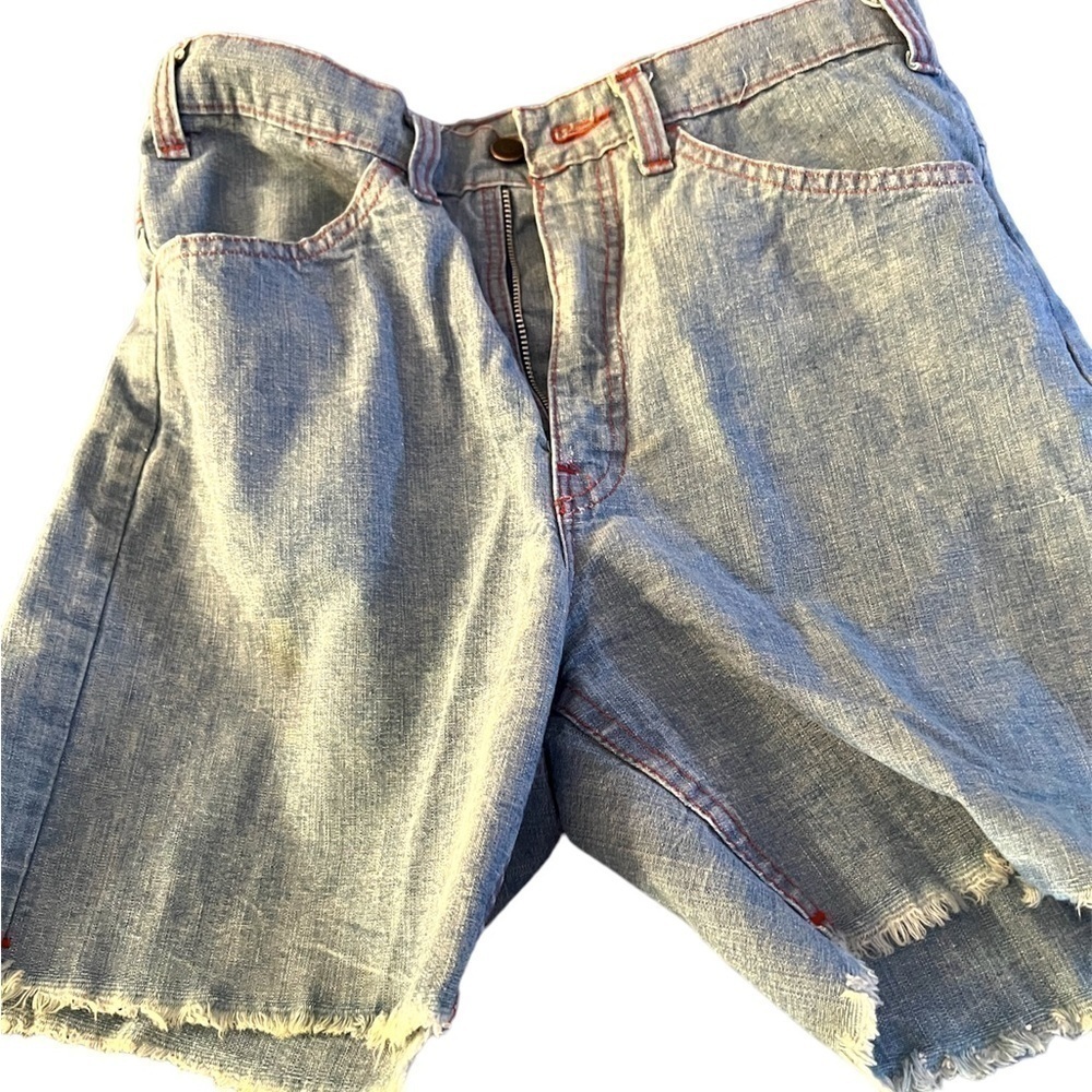 1970s men/boys cutoff shorts, 28” waist.